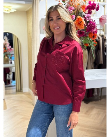Blouse Louwie Wijnrood