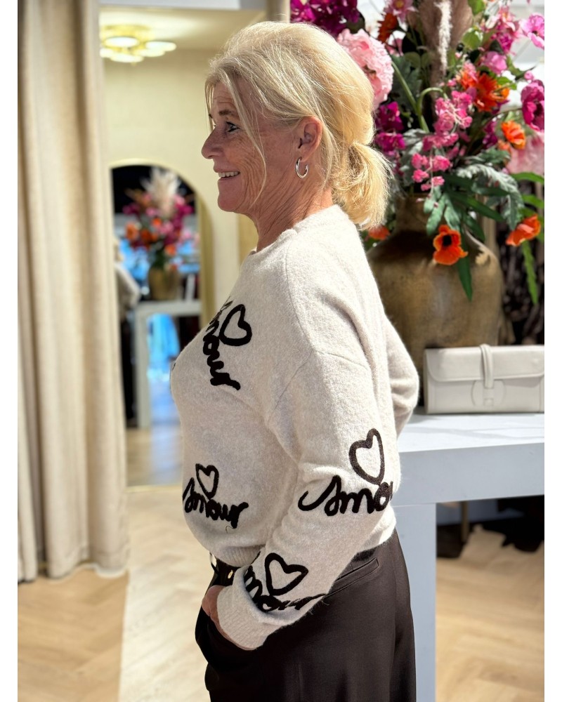 Trui Amour Creme
