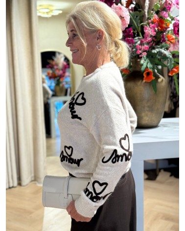 Trui Amour Creme