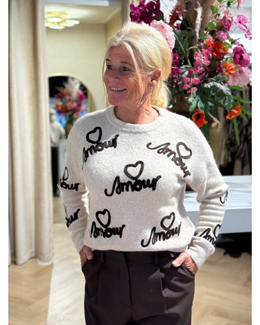 Trui Amour Creme