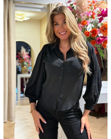 Blouse Sparkel Zwart