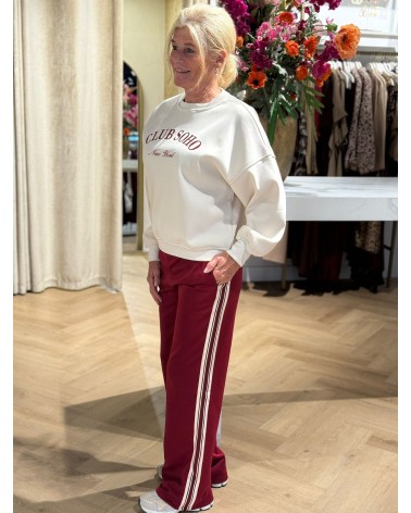Pantalon Stripe Rood