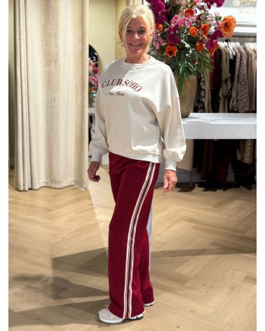 Pantalon Stripe Rood