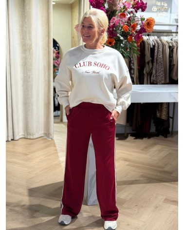 Pantalon Stripe Rood
