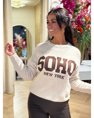 Trui Soho Taupe