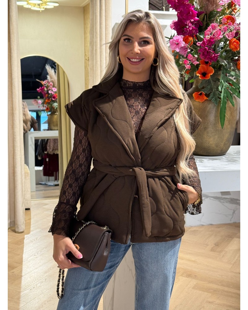 Gilet Jane Bruin
