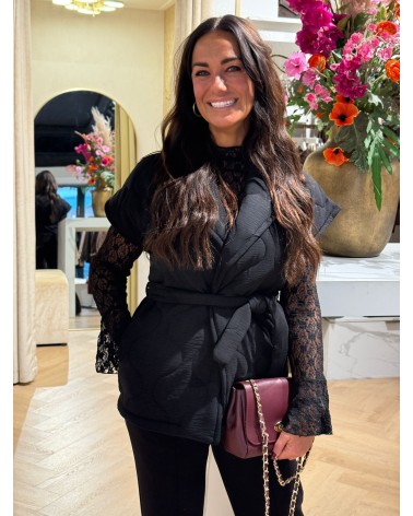 Gilet Jane Zwart