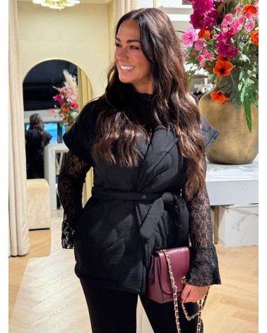 Gilet Jane Zwart