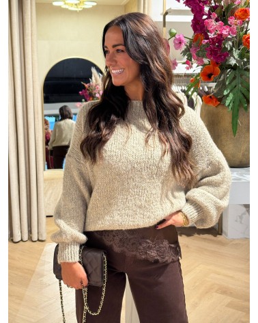 Trui Teresse Taupe