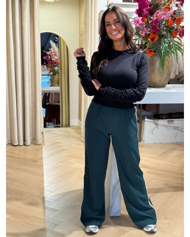 Pantalon Stripe Groen