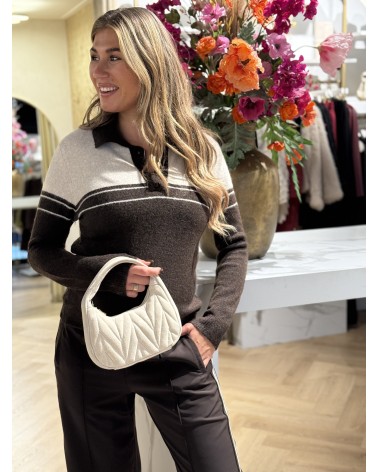 Trui Lover Bruin Beige