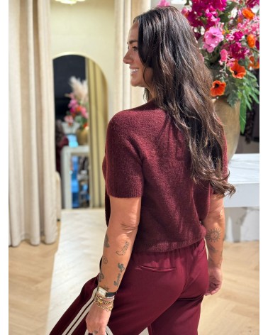 Trui Alpaca Bordeaux