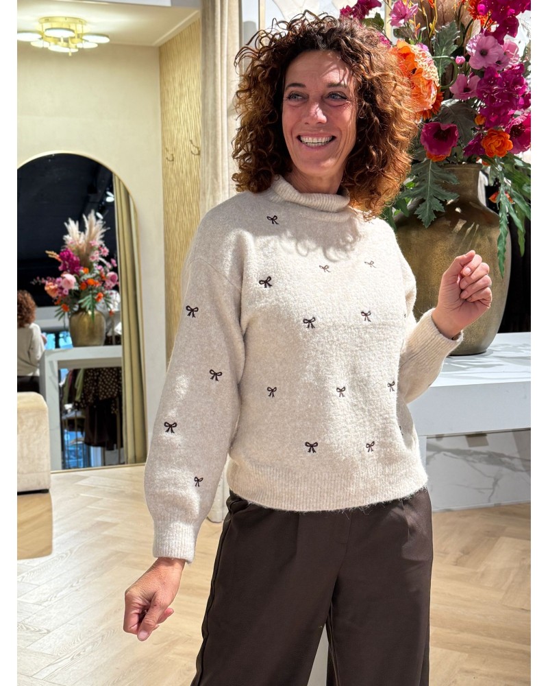 Trui Strik Creme Trui Strik Creme