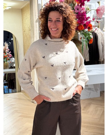 Trui Strik Creme