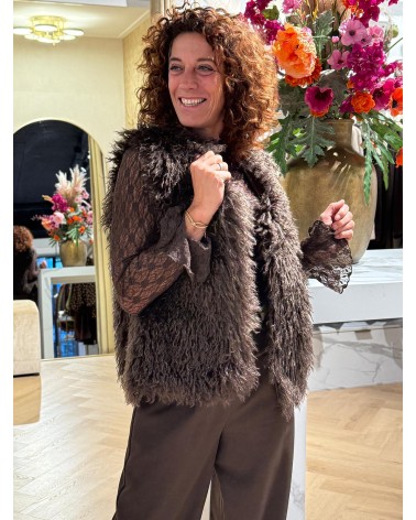 Gilet Freya Bruin