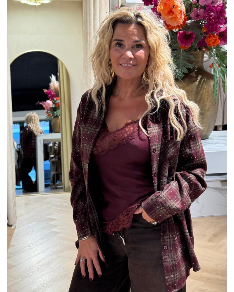 Blouse Yentl Bordeaux Blouse Yentl Bordeaux