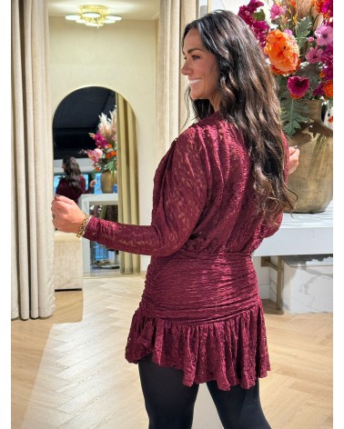 Jurk Rose Bordeaux
