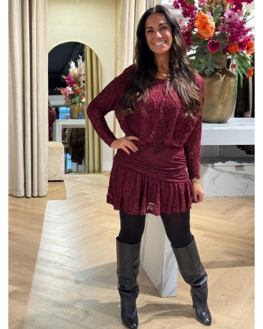 Jurk Rose Bordeaux