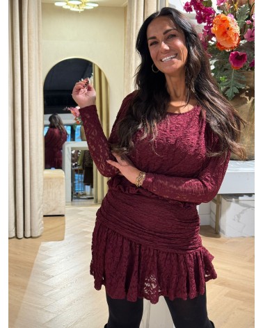 Jurk Rose Bordeaux