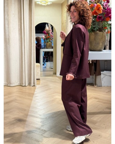 Blazer Lily Burgundy Strass