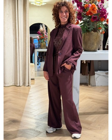 Pantalon Lily Burgundy