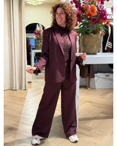 Pantalon Lily Burgundy