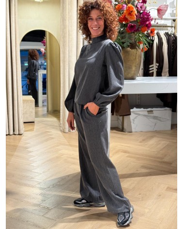 Pantalon Grijs Strass