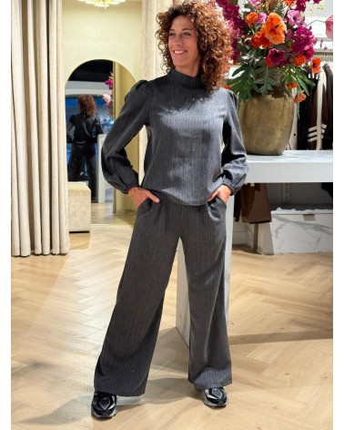 Pantalon Grijs Strass