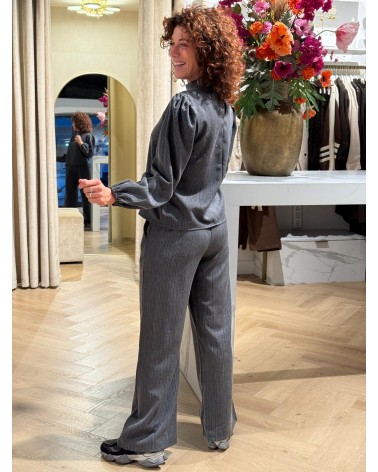 Pantalon Grijs Strass