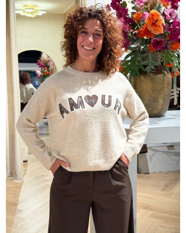 Trui Amour Beige