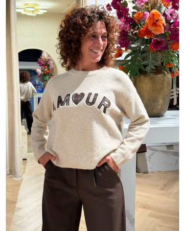Trui Amour Beige