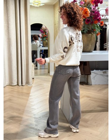 Jeans Grey 3898-1 Strass