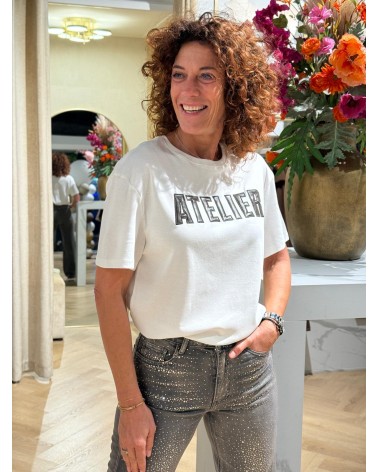 Jeans Grey 3898-1 Strass