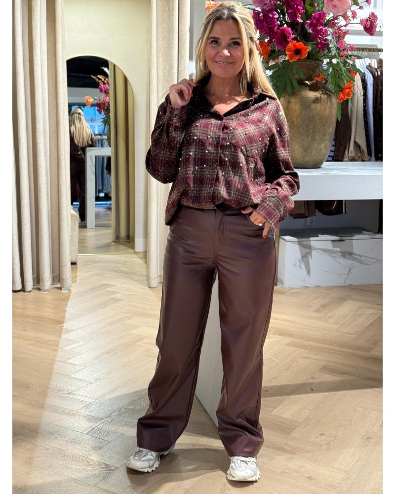 Broek Claris Burgundy