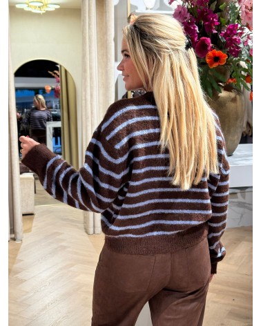 Trui Lucky Bruin Blauw