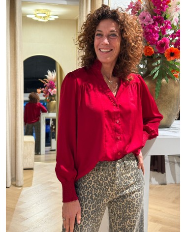 Blouse Cherry Rood