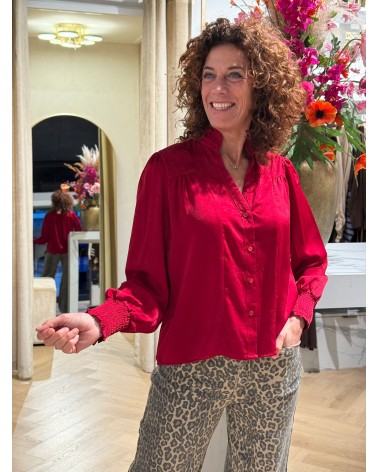 Blouse Cherry Rood