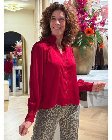 Blouse Cherry Rood