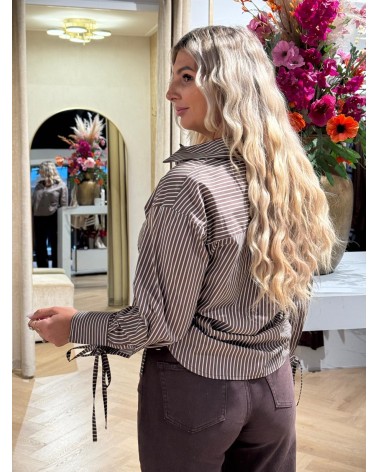 Blouse Bobbie Stripe Bruin