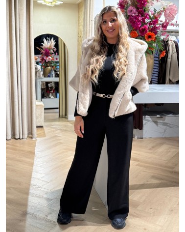 Pantalon Hazel Zwart