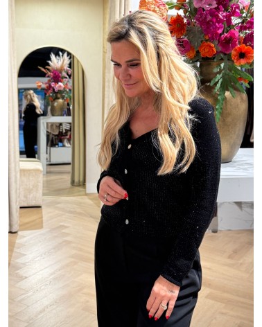 Vest Glam Zwart