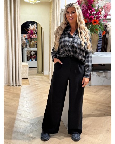 Blouse Yentl Grijs Zwart