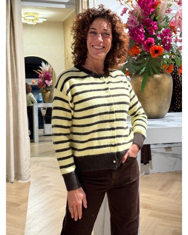 Vest Bibi Geel Bruin