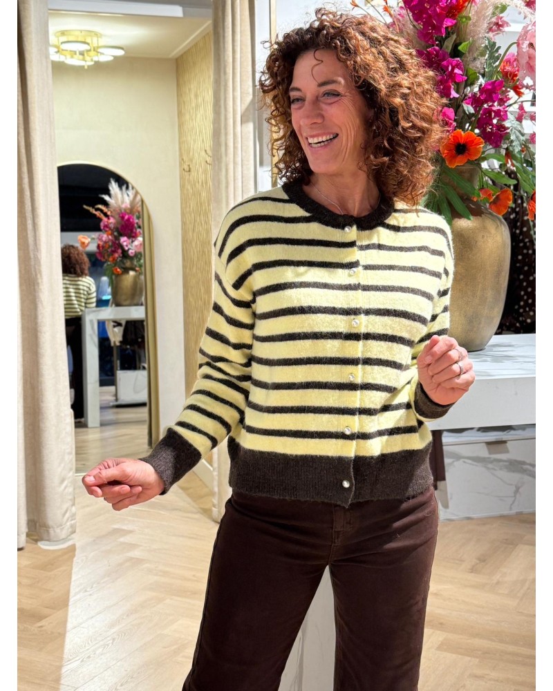 Vest Bibi Geel Bruin