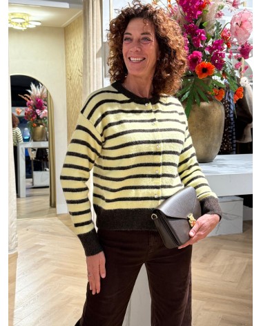 Vest Bibi Geel Bruin