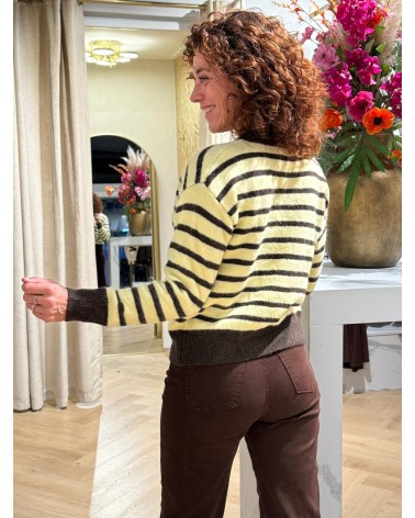 Vest Bibi Geel Bruin