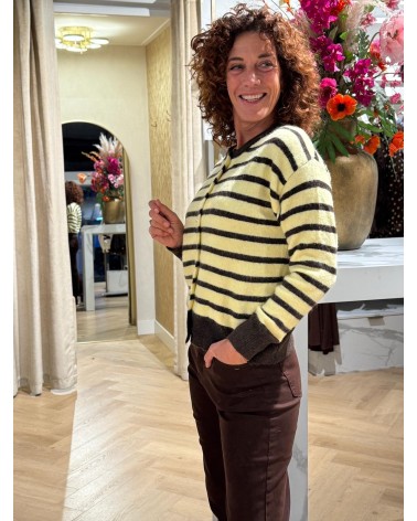 Vest Bibi Geel Bruin