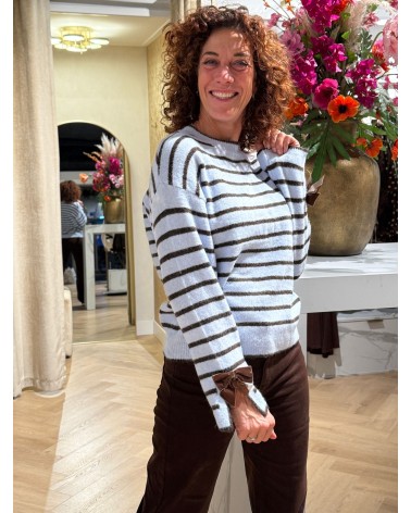 Trui Beau Blauw Bruin