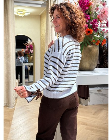 Trui Beau Blauw Bruin