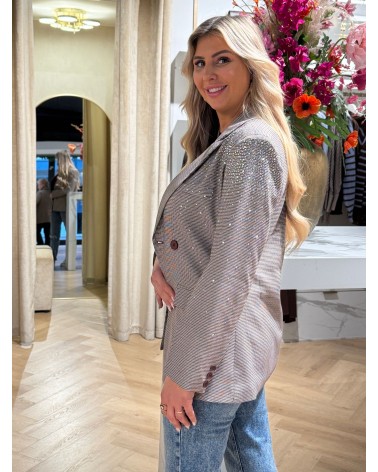 Blazer Silvi Ruit Stras
